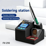 FX-210 Intelligent T210 Soldering Station XZZ with 3 OEM JBC Solder Iron Tips for PCB BGA Precision Welding T210 Rework Station