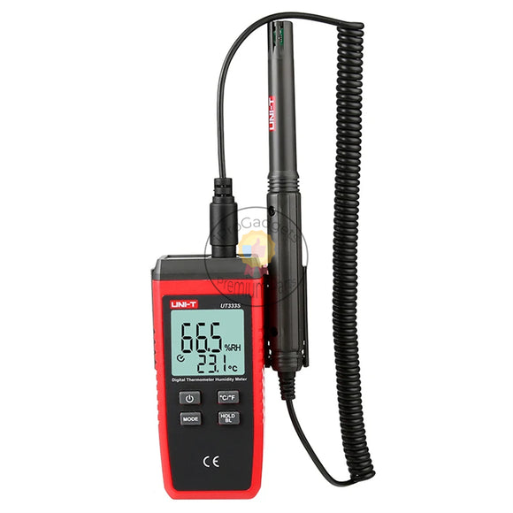 UNI-T UT333S Mini Temperature Humidity Meter Outdoor Hygrometer Overload Indication LCD Digital Thermo-Hygrometer