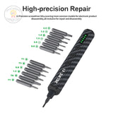 Relife E1 5-speed Carbon Fiber Electric Screwdriver Set Electric Screwdriver Tools