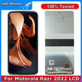 Replacement Foldable AMOLED LCD Display Touch Screen For Motorola Razr 3 5G 2022 XT2251-1