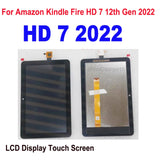 Replacement New Display For Amazon Fire HD 7 HD7 2022 12th Gen KFQUWI LCD Touch Screen Digitizer Assembly