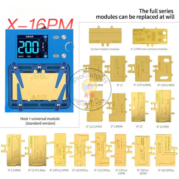 JC Aixun iHeater Pro Intelligent Desoldering Station for iPhone X XS MAX 11 12 13 14 15 16 Pro Max Plus Android Frame Separate