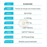 SunShine SS-075S HD Privacy Matte Water Gel Screen Film 50 PCS