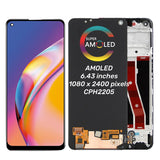 Replacement AMOLED Display Touch Screen With Frame For OPPO Reno5 Lite 4G CPH2205