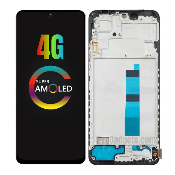 Replacement New Display for Xiaomi Redmi Note 12 4G 23021RAAEG 23021RAA2Y 23027RAD4I 23028RA60L AMOLED Touch Screen With Frame Assembly