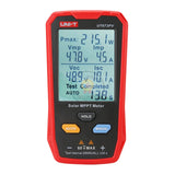 UNI-T UT673PV Solor MPPT Meter Photovoltaic Maximum Power Tester Peak Open Circuit Voltage Short Circuit Current Pmax Lmp Test