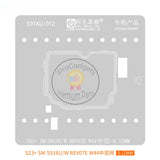 Amaoe S23+ Reverse Side Middle Frame BGA Reballing Stencil Platfrom for Samsung Galaxy S916U/S911 Motherboard Repair Fixture