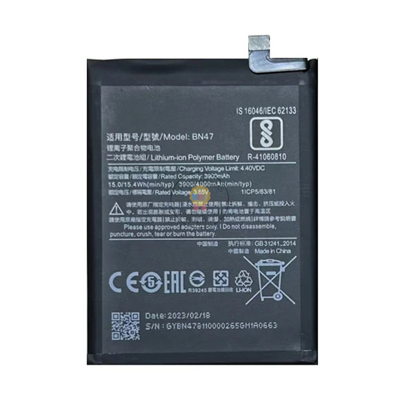 Replacement Battery BN47 for Xiaomi Redmi 6 Pro A2 Lite (M1805D1SG) Genuine