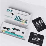 RF4 RF-KB11 2in1 3D Glue Remover Blade for Mobile Phone Motherboard Dust Cleaning ESD Double Head Brush Repair Cleaning Tools