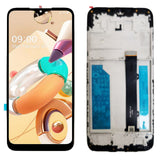Replacement LCD Display Touch Screen With Frame Assembly For LG K41S LMK410EMW LM-K410EMW LM-K410