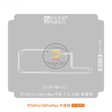 Amaoe IP16 4-in-1 0.12mm Motherboard Middle Layer BGA Reballing Stencil Platform Set for iPhone 16 Series