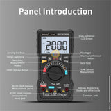 Zoyi Special Capacitance Meter ZT-M2H Intelligent Anti Burning Digital Multimeter AC/DC Current