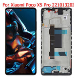 Replacement for Xiaomi Poco X5 Pro 5G AMOLED LCD Display Touch Screen Assembly