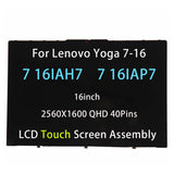 Replacement LCD Touch Screen Assembly For Lenovo Yoga 7 16IAP7 16IAH7 82QG 82UF 5D10S39809