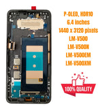 Replacement OLED Display Touch Screen With Frame For LG V50 ThinQ 5G LM-V500 LM-V450PM