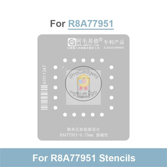 Amaoe 0.15mm Renesas R-Car H3 R8A77951 Car Host IC Chip BGA Reballing Stencil