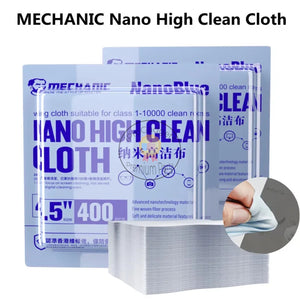 Mechanic Blue Nano High Clean Cloth for Mobile Phone Motherboard Rear Cover Glass Camera Anti-static No Residue Cleaning Tool