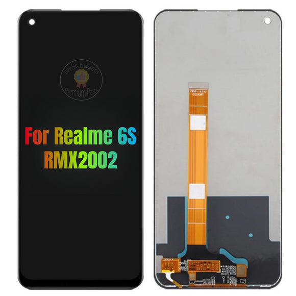 Replacement LCD Display Touch Screen Assembly For Realme 6S RMX2002 Black