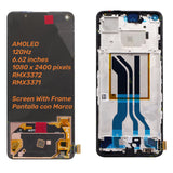 Replacement AMOLED Display Touch Screen With Frame For OPPO Realme GT Neo 3T RMX3372 RMX3371