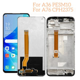 Replacement LCD Display Touch Screen With Frame For OPPO A36 PESM10 A76 CPH2375