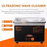 Amaoe UC-L08 Benchtop Ultrasonic Cleaning Machine Lab PCB Circuit Boards CPU IC Chip Jewelry Watch Electronic Parts Cleaner