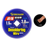 Mechanic DW50 1.5m 1.0/1.5/2.0/2.5/3.0/3.5mm Desoldering Wire for Motherboard PCB Repair Welding Soldering Desoldering Wire Tool 10Pcs/Lot