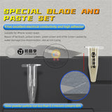 JTX Nano Conductive Silver Paste Repair Patching Blade Set for iPhone Screen Water Ingress Cause Yellow/Green Circuit Tool