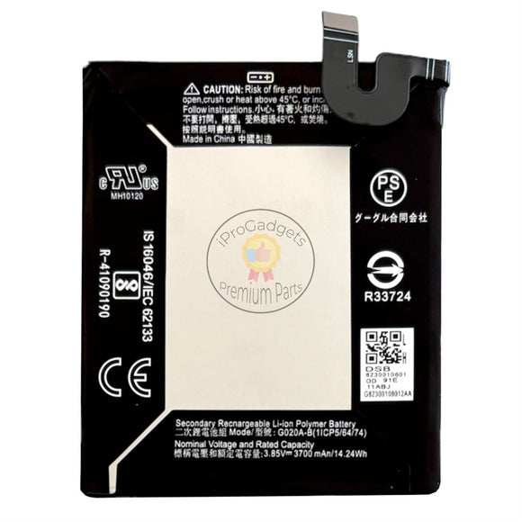 Replacement Battery G020E-B for Google Pixel 3A XL G020C G020G G020F G020A G020B G020D Repair Parts