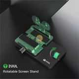 2UUL BH06 Multi-function Rotatable Screen Fixture Stand Universal Back Cover Opening Repair Clamping Tool Side Hanging Clamp