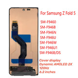 Replacement AMOLED Cover Display Out Screen For Samsung Galaxy Z Fold5 F946B SM-F946B