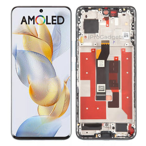 Replacement New Display For Huawei Honor 90 REA-AN00 REA-NX9 AMOLED Touch Screen With Frame Assembly