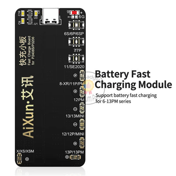 AiXun P2408S Battery Fast Charging Adaptor for iPhone 6-13 Pro Max