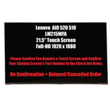 Replacement for HP 22-D 22-DF0003W All-in-one AIO 21.5" 22 Borderless FHD LCD Touch Screen