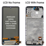 Replacement AMOLED Screen Display With Frame For Xiaomi Redmi Note 10 Pro M2101K6G M2101K6R