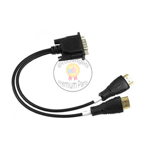 2-in-1 VGA to HDMI Cable for RT809F / RT809H / TL866II Plus Solve Printing and Brushing