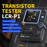 Fnirsi LCR-P1 Transistor Tester Multimeter Diode Triode Capacitance Resistance Meter ESR MOSFET IR Multifunction Anti-burn