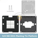 Amaoe S24 Reverse Middle Layer Planting Tin Platform Set Suit for Samsung SM-S921U Motherboard Middle Layer Steel Mesh Template