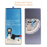 Replacement OLED Display Touch Screen With Frame For LG Wing 5G LMF100N LM-F100N LM-F100V LM-F100