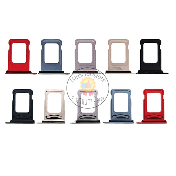 Replacement for iPhone 14 / 14 Plus Single Sim Card Tray Black Blue Red Starlight Purple