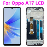 Replacement LCD Display Touch Screen With Frame for OPPO A17 CPH2477 A17K CPH2471