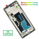 Replacement New Display for Motorola Edge 50 Fusion XT2429-1 OLED Touch Screen With Frame Assembly