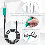 SUGON 210 T21 Precision Soldering Iron Station Handle Fast Heating Silicone High-temperature Resistant 716°F 3 Seconds Heat-up