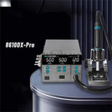 SUGON 8610DX Pro 1000W Hot Air Rework Station Microcomputer Digital Display BGA Rework Station Curved Nozzle Repair Welding Tool