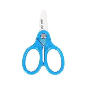 Relife RL-102A Mini Ceramic Insulated Scissors for Cell Phone Batteries Office Line Repair Cutting