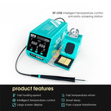 RF4 RF-ONE Intelligent SMD Soldering Iron LCD Digital Display Welding Station Temperature Control Fast Heating for PCB Repair