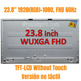 Replacement 23.8 Inch Display Panel for HP 24-g214la All-in-One LCD Screen Non-Touch