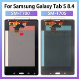 Replacement New Display For Samsung Galaxy Tab S 8.4 SM-T705 SM-T700 Super AMOLED Touch Screen Assembly