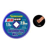 Mechanic DW50 1.5m 1.0/1.5/2.0/2.5/3.0/3.5mm Desoldering Wire for Motherboard PCB Repair Welding Soldering Desoldering Wire Tool 10Pcs/Lot