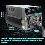 Sugon 8650 1300W Hot Air Rework Station 3 Mode Digital Display Intelligent BGA Rework Station