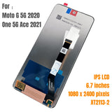 Replacement for Motorola Moto G 5G One 5G Ace XT2113 LCD Display Touch Screen Assembly